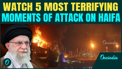 WATCH: 5 Most JAW-DROPPING Videos Of Iranian Attack On Haifa | Sirens Wail, Missiles Rain Down