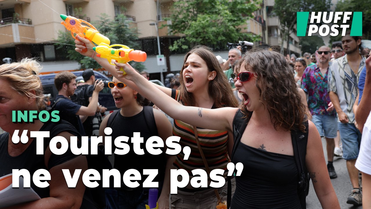 Les Espagnols sortent les pistolets à eau pour protester contre le tourisme de masse