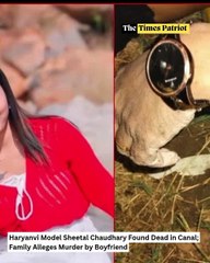 Haryanvi Model Sheetal Chaudhary Found Dead in Canal; Family Alleges Murder by Boyfriend