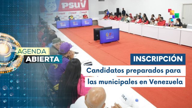 Inscripción de candidatos a elecciones municipales en Venezuela 2025
