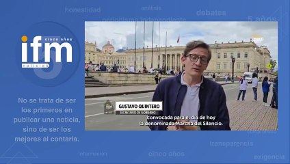 Balance Marcha del Silencio en Bogotá, Gustavo Quintero, Secretario de Gobierno