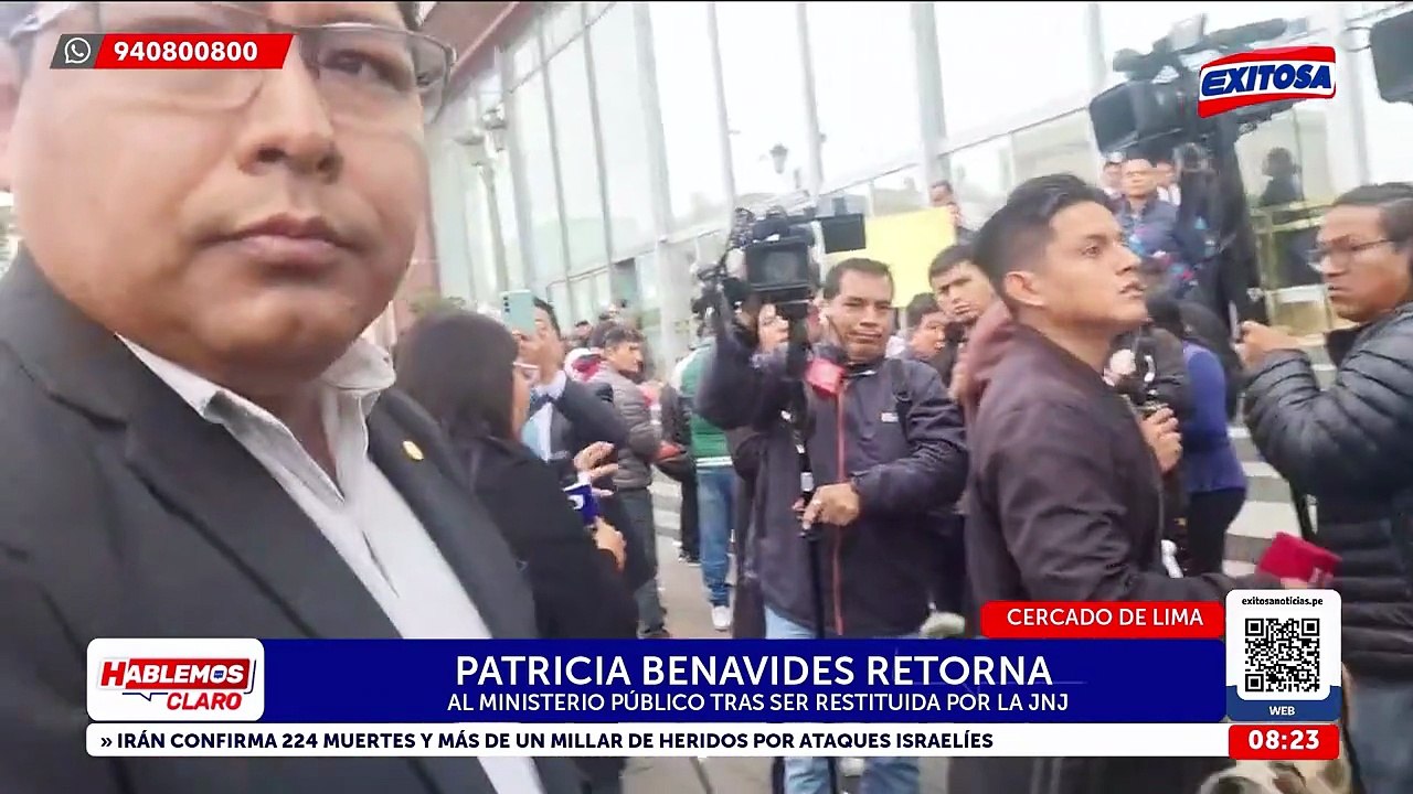 Patricia Benavides retornó al Ministerio Público tras ser restituida como fiscal de la Nación por la JNJ