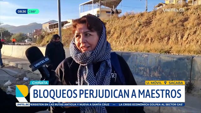 Maestros retornan a la ciudad al no poder llegar a sus municipios para dar clases debido a los bloqueos