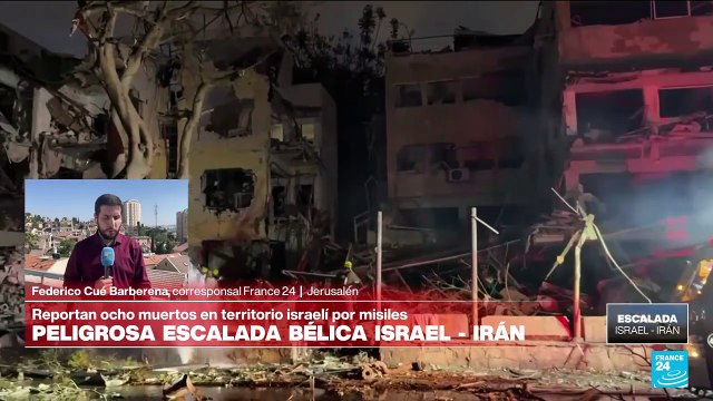 Informe desde Jerusalén: Irán lanza más 60 misiles contra Israel y deja al menos ocho muertos
