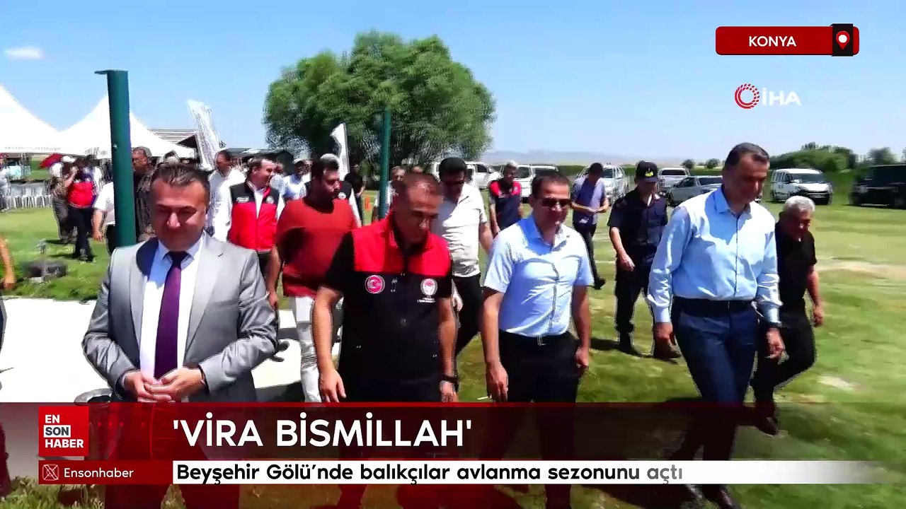 Beyşehir Gölü’nde balıkçılar avlanma sezonunu açtı