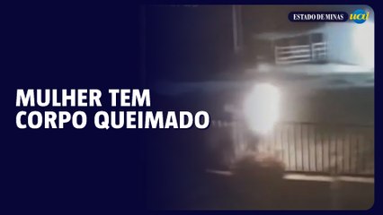 Homem é preso por atear fogo em mulher
