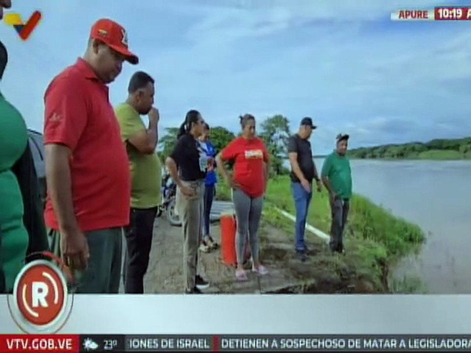 Apure | Autoridades avanzan trabajos de reparación del talud en la Yeguera, mcpio. San Fernando