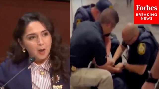 'I Call That Authoritarianism': Delia Ramirez Plays Clip Of Senator Alex Padilla's Arrest At DHS Briefing