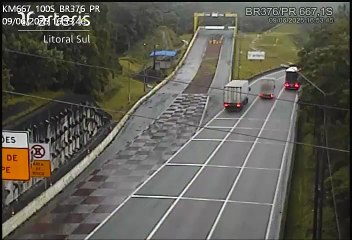 VÍDEO: Caminhão sem freios faz manobra e quase chega ao fim da área de escape na BR-376