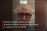 Prefeito Cícero Lucena e comitiva brasileira deixam Israel em segurança e seguem rumo ao Brasil