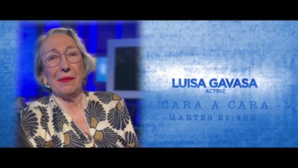 'Cara a cara' este martes, a las 21:45 horas, con la actriz Luisa Gavasa