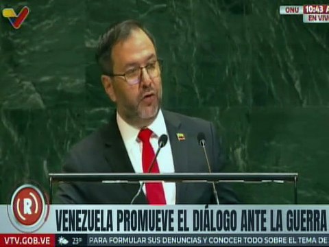Canciller Yván Gil: Son más de mil las sanciones que EE. UU. aplican contra nuestro pueblo