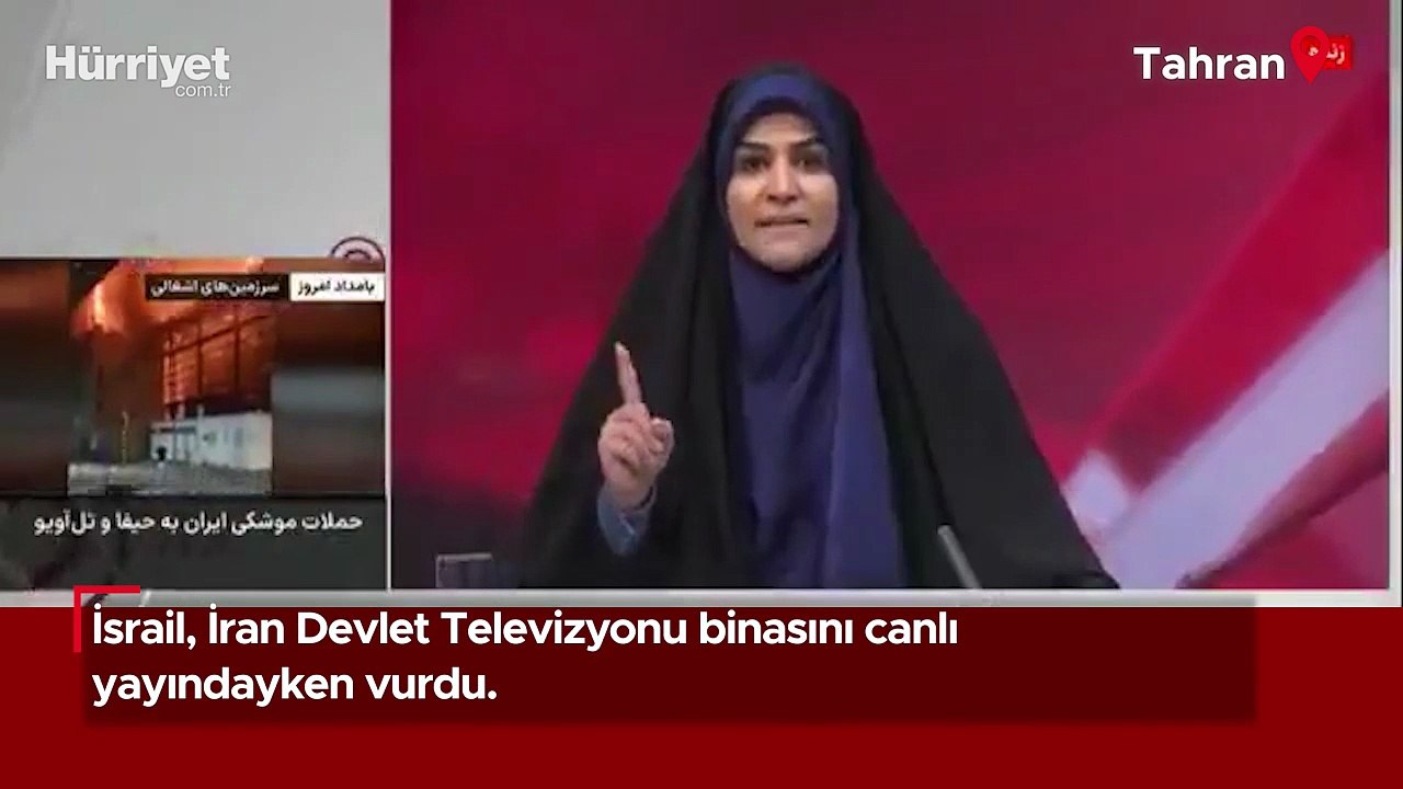 İsrail, İran Devlet Televizyonu binasını vurdu