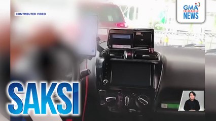 Taxi driver na lampas P1,000 ang siningil na pamasahe sa NAIA, suspendido ang lisensya | Saksi
