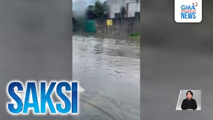 Ilang lugar sa Metro Manila, binaha dahil sa malakas na ulan kanina | Saksi