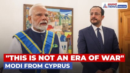 PM Modi’s Message from Cyprus: 'This Is Not an Era of War'