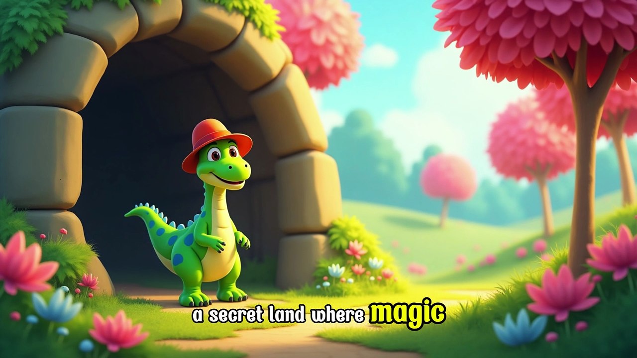 Meet the Adventurous Dinosaur in KinderWhirl’s Wonderland   Dino Adventure Wonderland Story  KinderWhirl’s Wonderland Tale