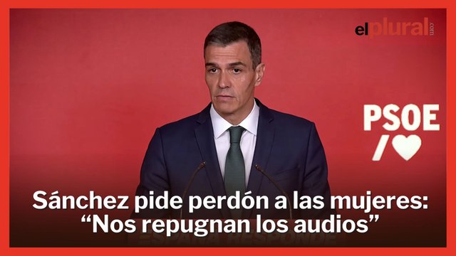 Sánchez se dirige a las mujeres tras los audios de Cerdán y Ábalos: Nos repugnan los mensajes