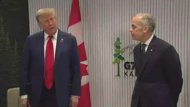 Trump Hits Trudeau with Public Jab at G7 Summit in Front of Carney