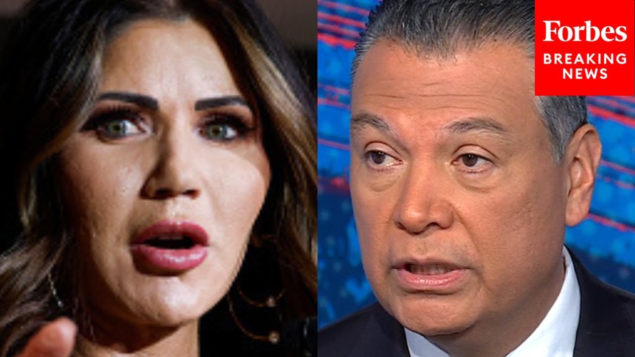 Alex Padilla Recounts His Removal From DHS Secretary Kristi Noem's Press Briefing By Law Enforcement