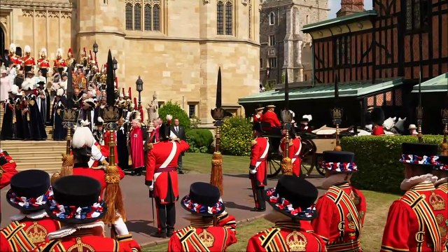Royals depart Windsor after Garter Day service