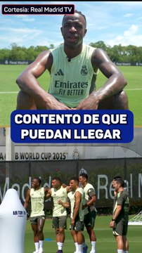 Vinicius: Contento de que Xabi Alonso haya venido para sumar