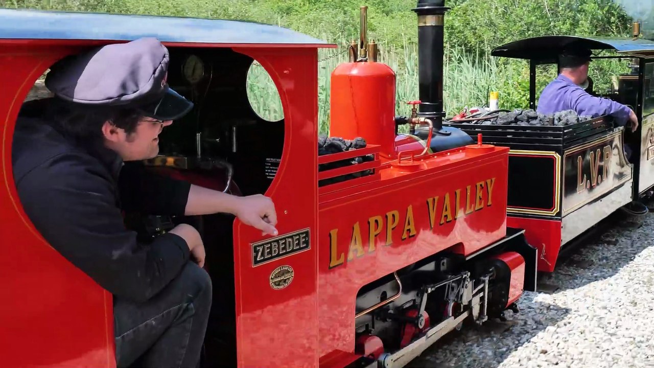 Racing trains at Lappa Valley 200 celebrations
