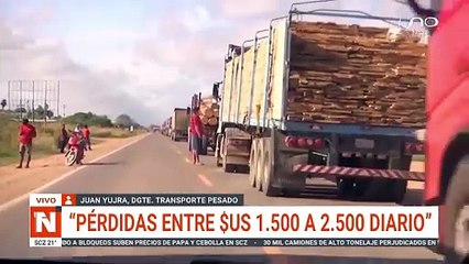 Millonarias pérdidas en bloqueos