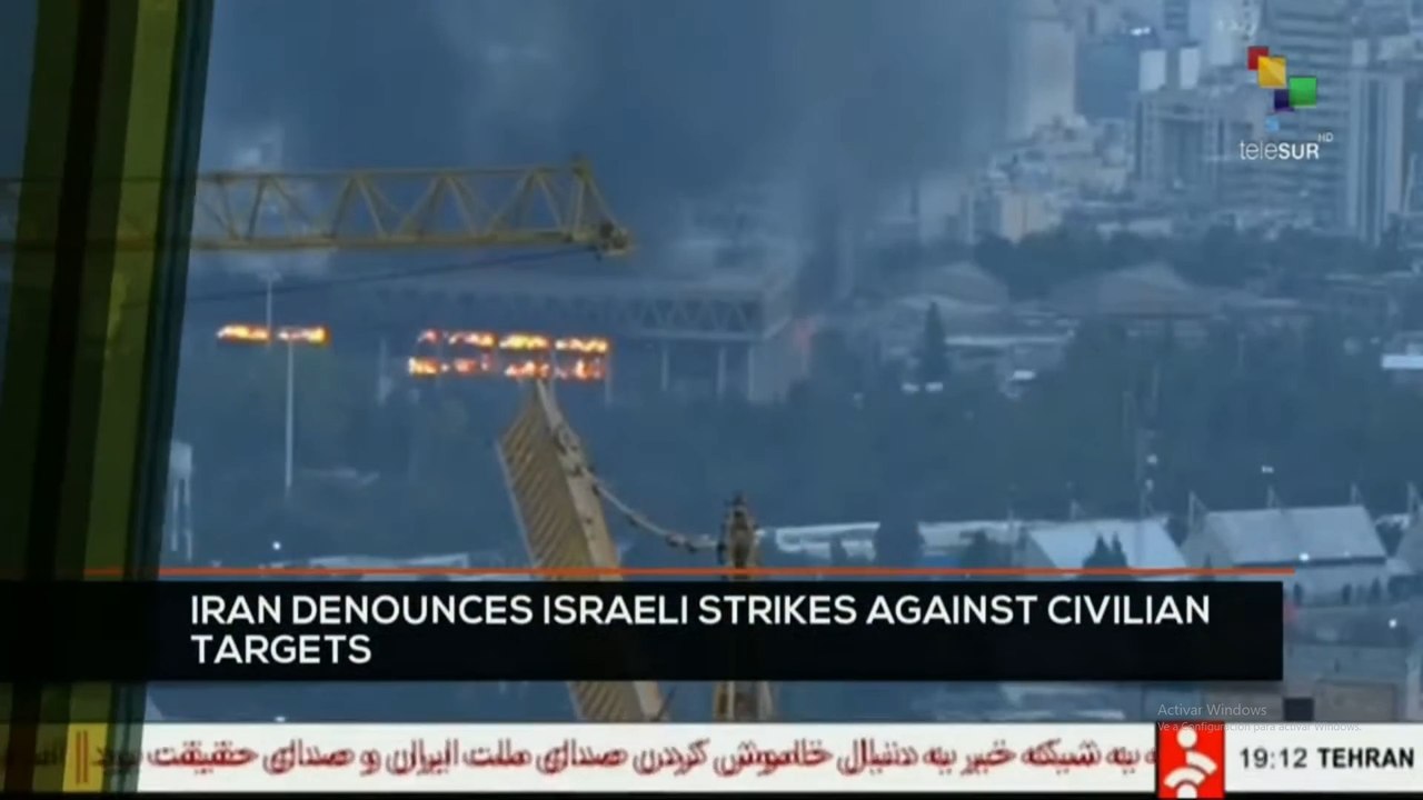 FTS 12:30 16-06: Iran denounces Israeli strikes against civilian targets