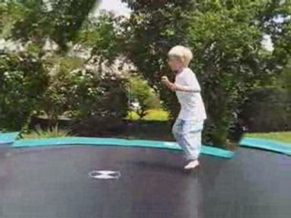 Ethan trampoline