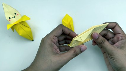 How To Make Easy 3D Paper Banana For Kids / Nursery Craft Ideas / Paper Craft Easy / KIDS crafts