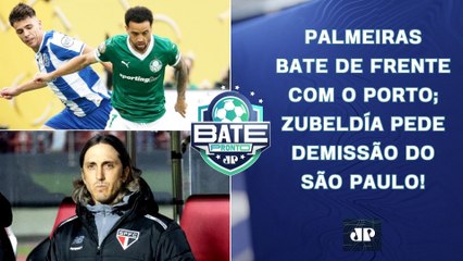 Palmeiras EMPATA com Porto; Zubeldía PEDE DEMISSÃO; Flamengo ESTREIA HOJE no Mundial! | BATE-PRONTO