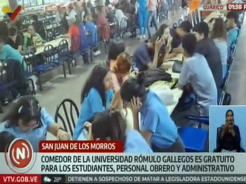 Guárico | Comedor gratuito en la Universidad Rómulo Gallegos beneficia a estudiantes y trabajadores