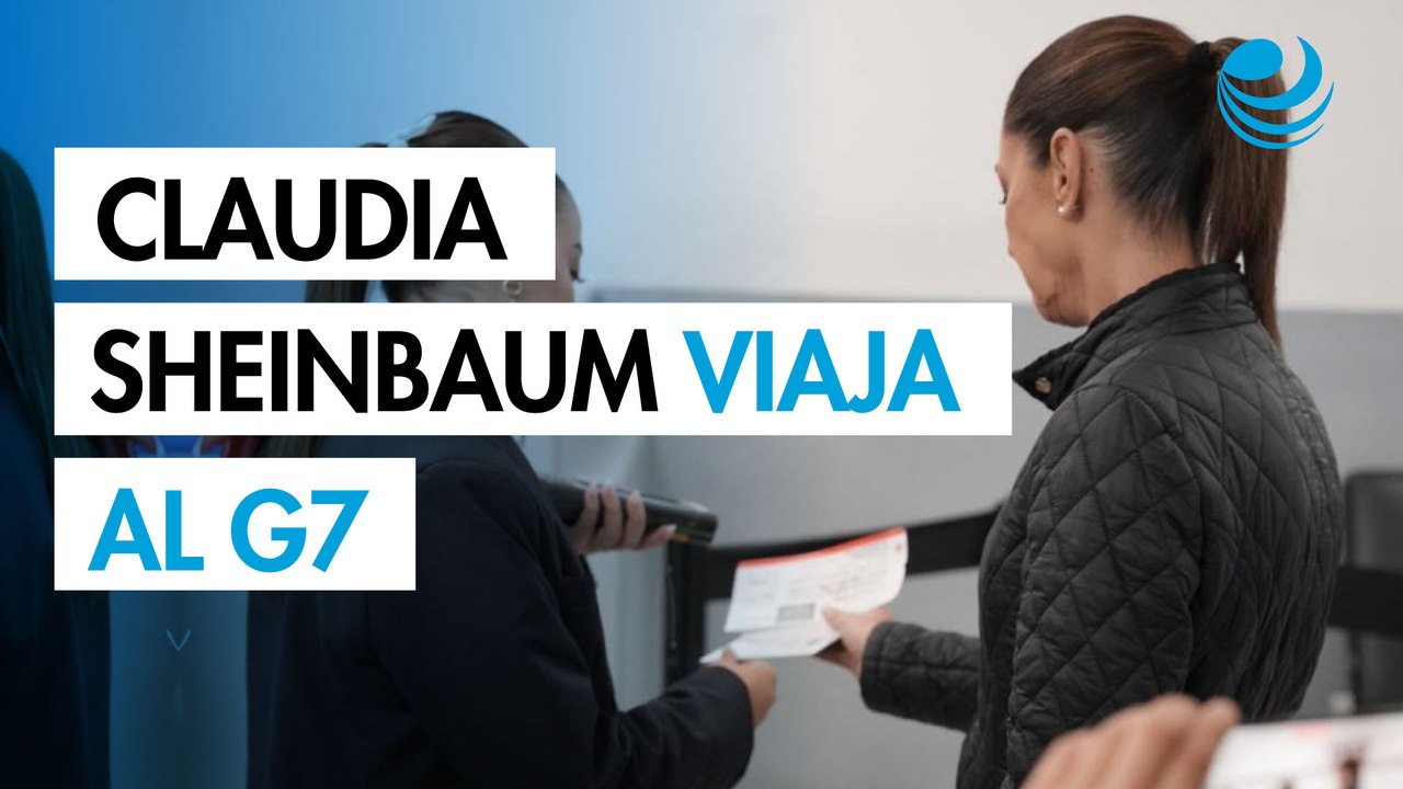 Claudia Sheinbaum viaja al G7: se reunirá con Donald Trump y líderes globales en Canadá