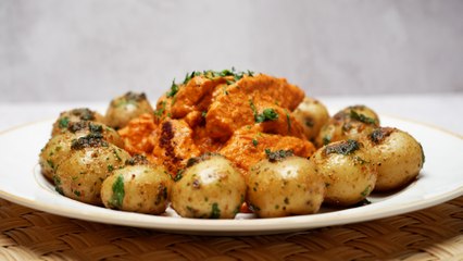 Pollo al chipotle con papas de Plutarco Haza