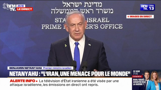 Conflit Iran-Israël: J’ai un contact continu avec les États-Unis , annonce Benyamin Netanyahou