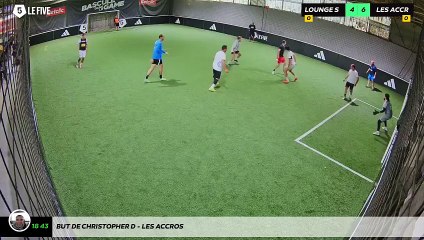 But de Christopher D - Les Accros