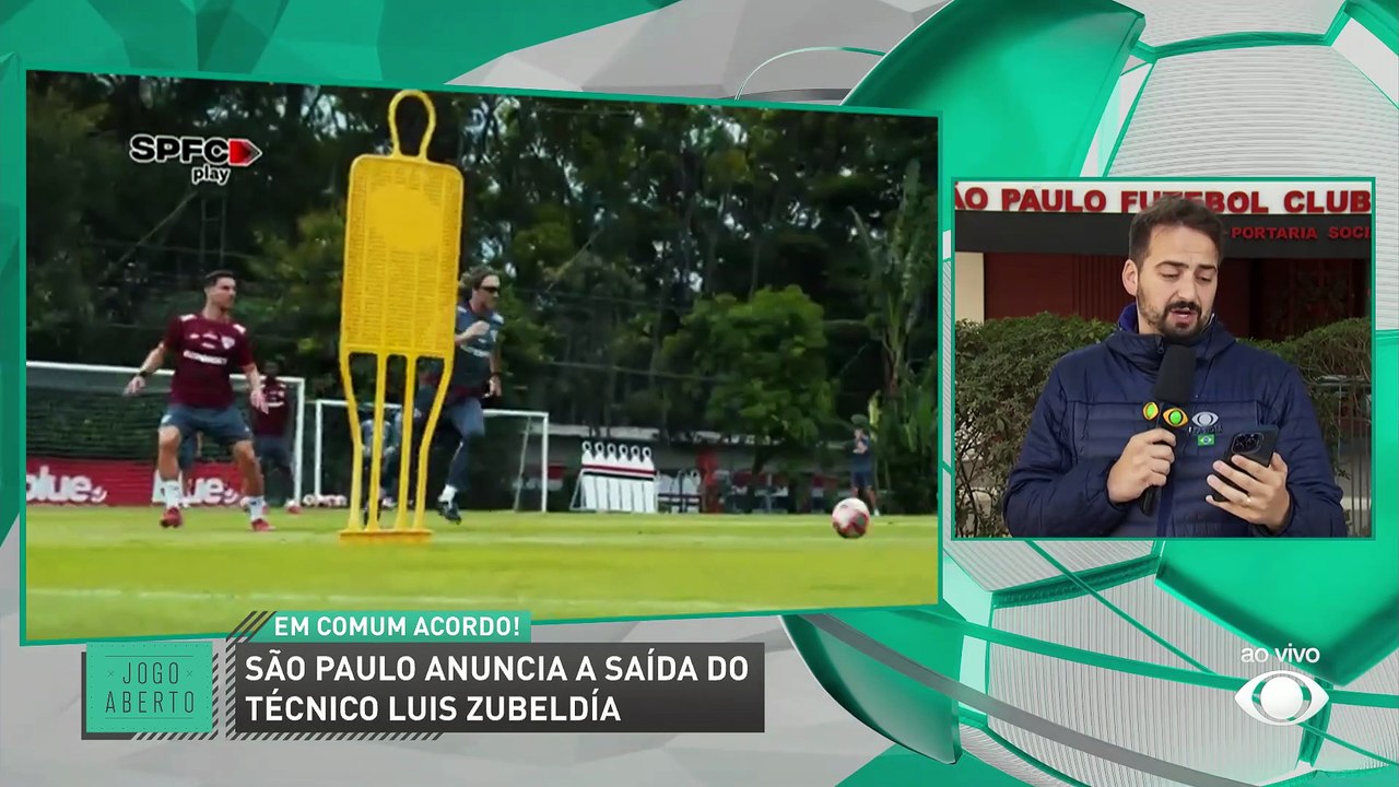 São Paulo anuncia saída do treinador Luis Zubeldía; Hernán Crespo é cotado, diz Cappellanes