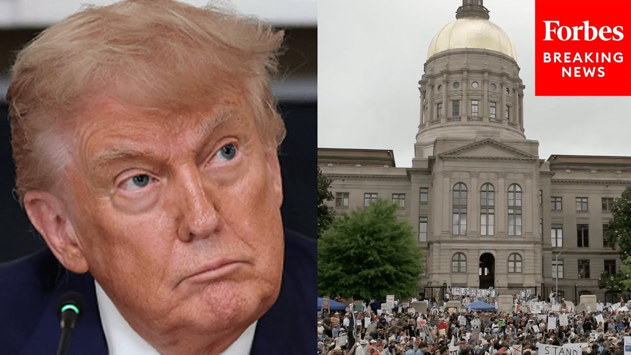 Anti-Trump Protesters Gather In Atlanta, Georgia For The 'No Kings' Rally