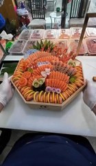 😮 (@predsedatelpravleniya @discover_chiina)Creating a Stunning Sashimi and Seafood Platter with Artistic Arrangement