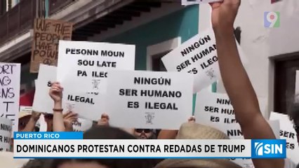 Dominicanos protestan en contra de medidas migratorias de Trump | Primera Emisión SIN