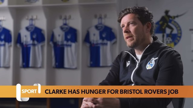 Darrell Clarke expresses hunger for success at Bristol Rovers