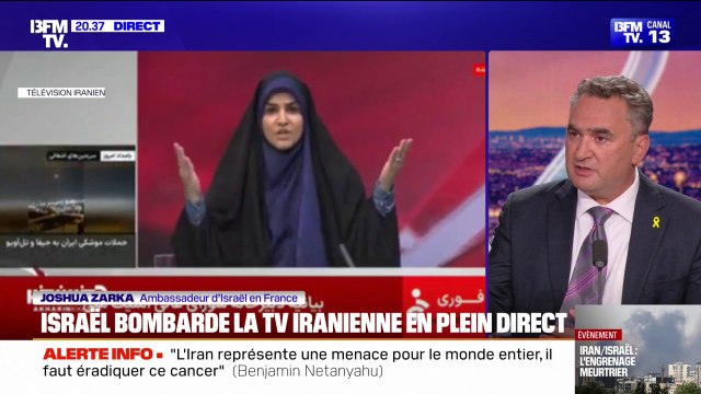 Conflit Iran-Israël: l’attaque contre la télévision d’État iranienne est une mise en garde , affirme l’ambassadeur d’Israël en France