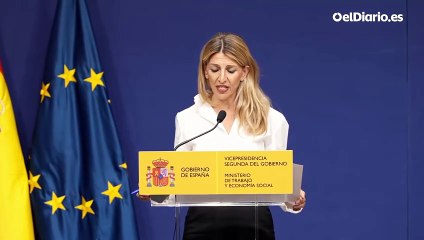 Yolanda Díaz exige el fin de los "bloqueos" del PSOE a las medidas de Sumar: "Necesitamos una legislatura limpia y social"