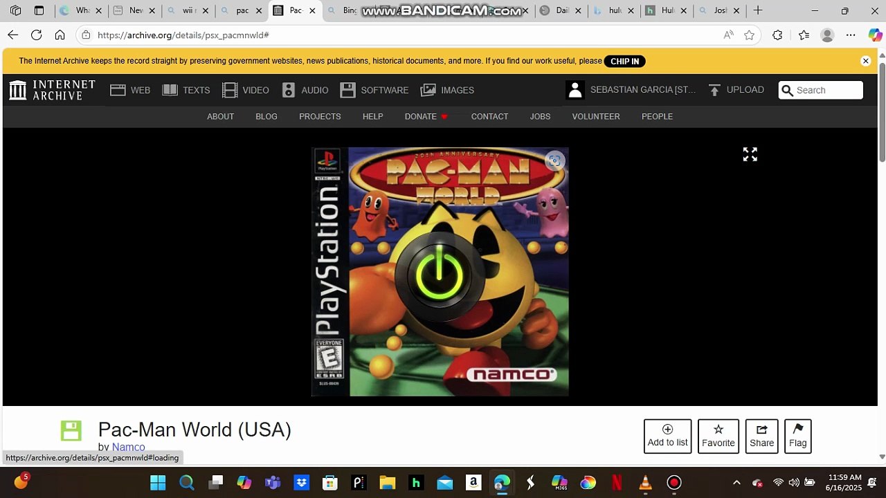 Opening To Pac-Man World 1999 PS1