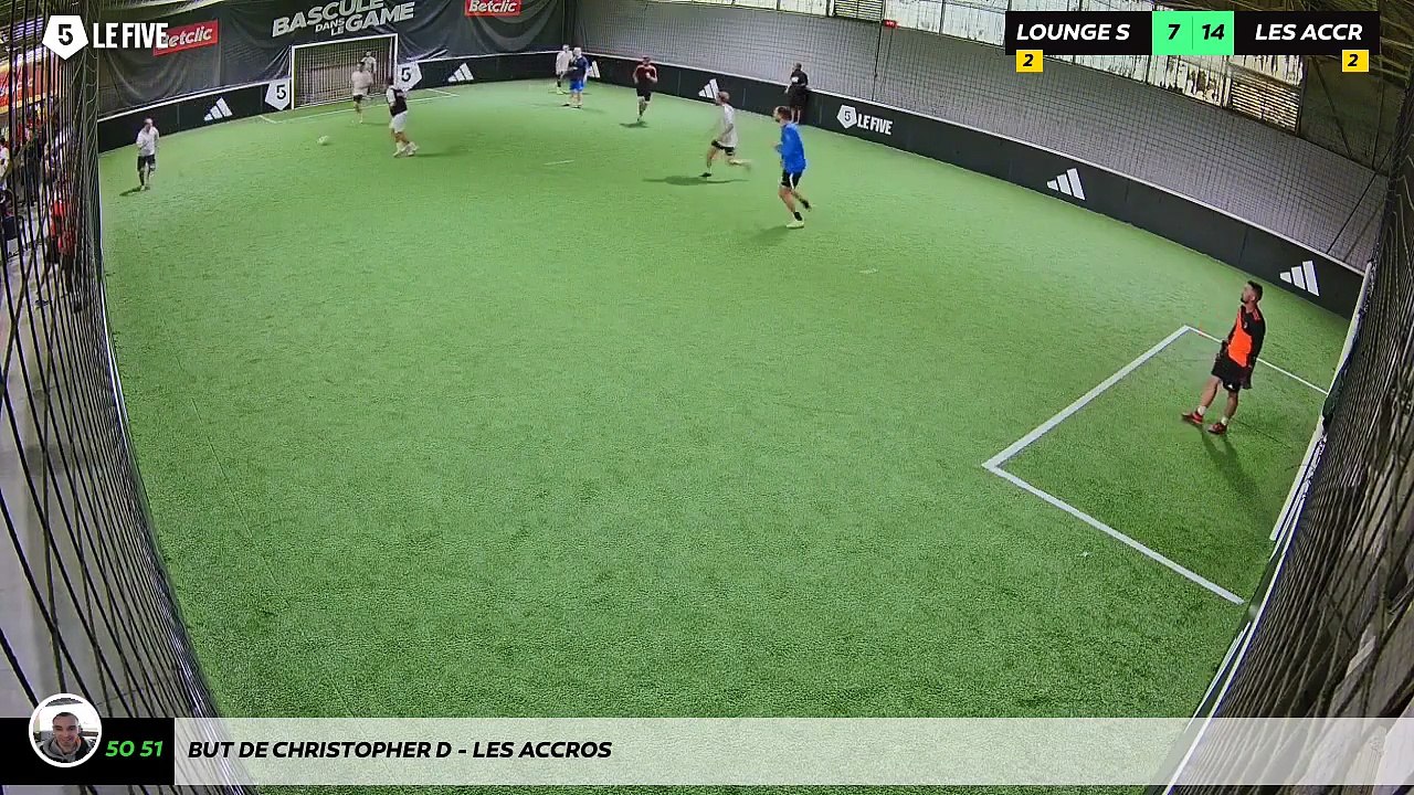 But de Christopher D - Les Accros