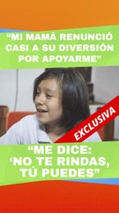 Iñigo Bisogno reconoce el apoyo de su mamá, y sus tíos Daniel y Alex Bisogno