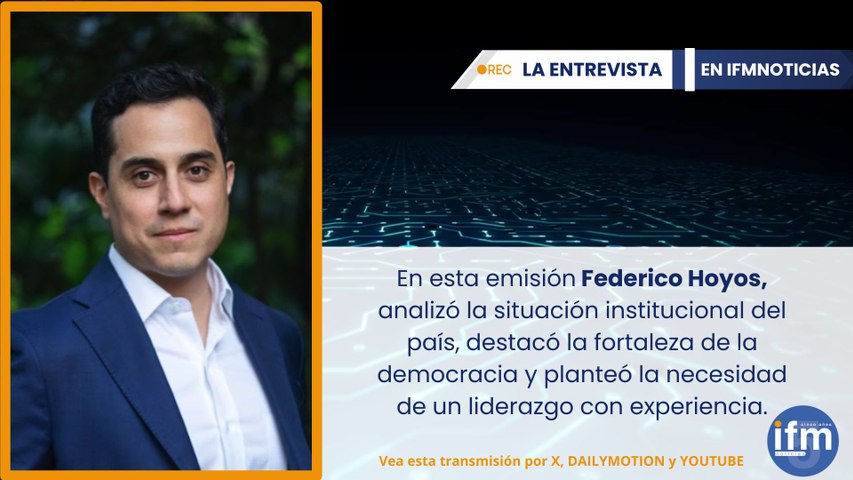 LA ENTREVISTA - Fedrico Hoyos, politólogo
