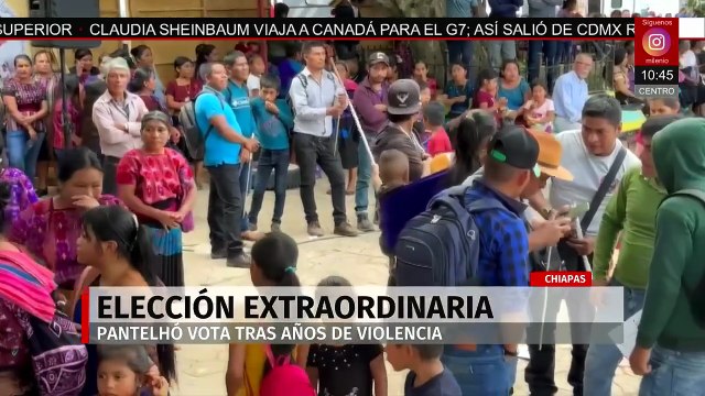 Tras años de violencia en Pantelhó, Chiapas, se llevaron a cabo elecciones extraordinarias