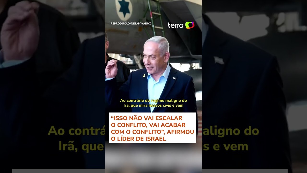 Netanyahu sugere que morte do líder supremo do Irã daria fim a conflito iniciado por Israel #shorts